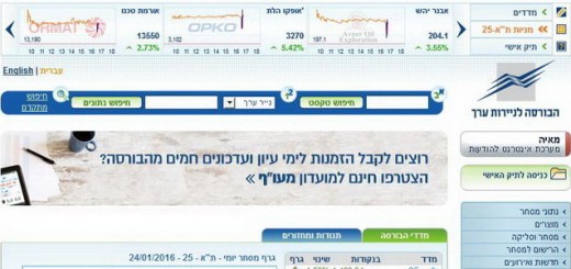 אתר הבורסה בישראל